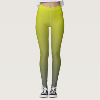 Bluish Yellow Gradient Leggings