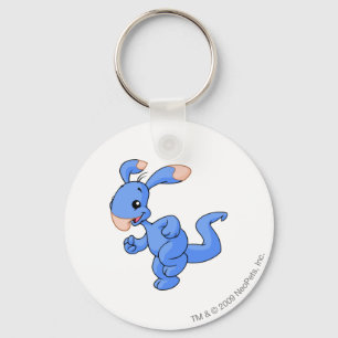 Blumaroo blått nyckelring