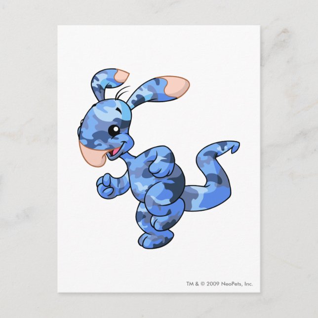 Blumaroo Camouflage Vykort (Framsida)