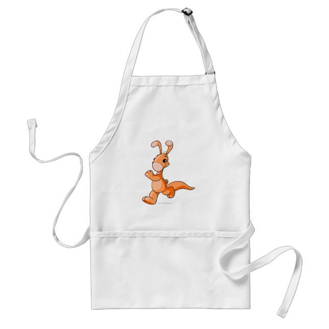 Blumaroo orange förkläde (Framsidan)