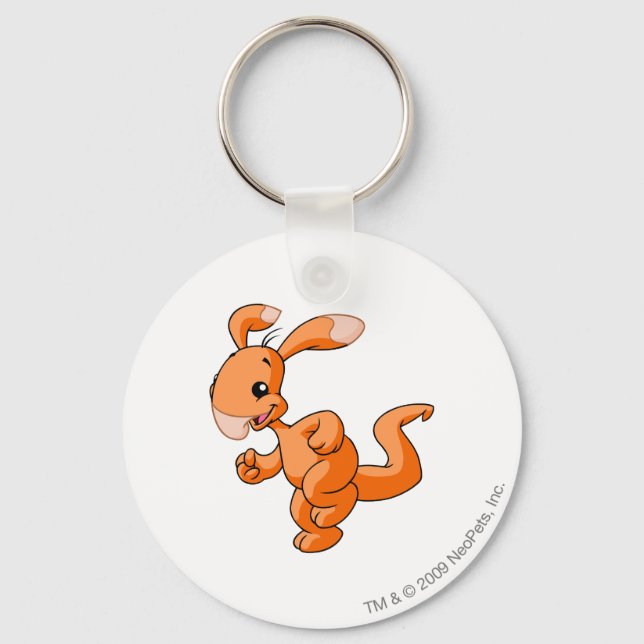 Blumaroo-Orange Nyckelring (Framsida)