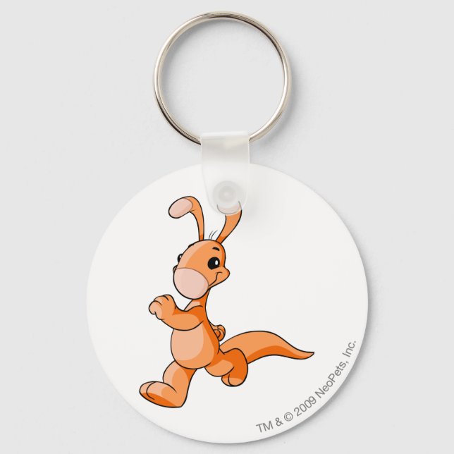 Blumaroo-Orange Nyckelring (Framsida)