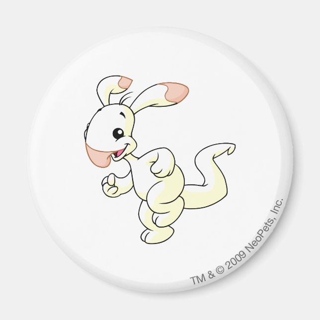 Blumaroo White Magnet (Framsidan)