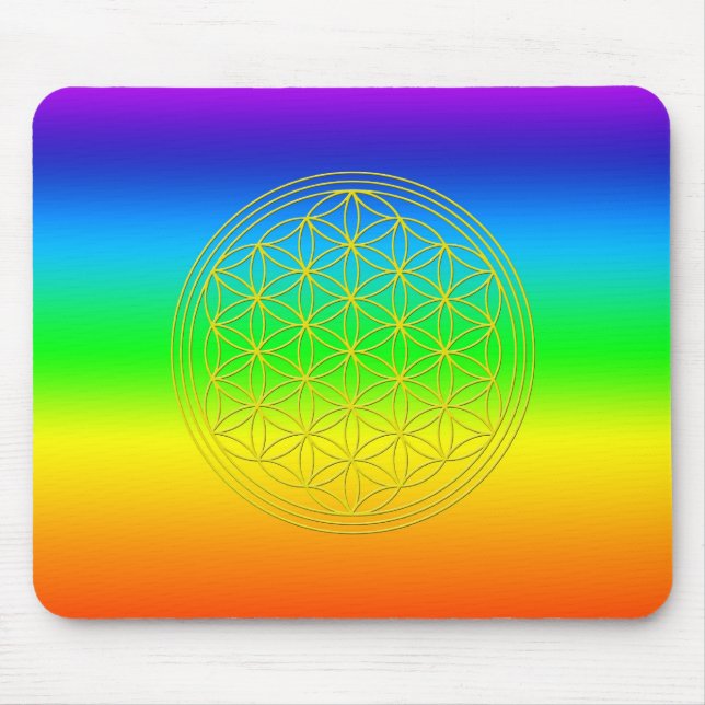 Blume des Lebens chakra 2 Musmatta (Framsidan)
