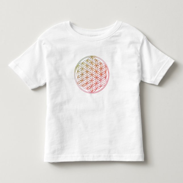 Blume des Lebens | klein T Shirt (Framsida)