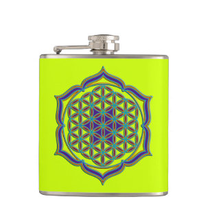 Blume des Lebens - Lotus Contour Fickplunta