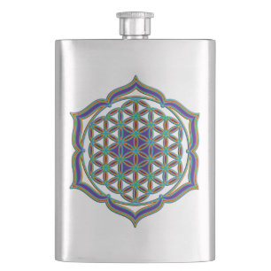 Blume des Lebens - Lotus Contour Fickplunta