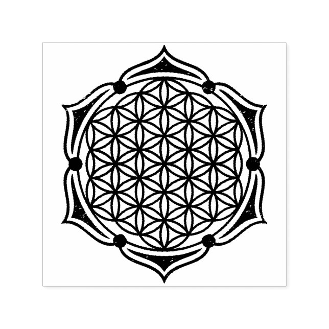 Blume des Lebens - Lotus I Självfärgande Stämpel (Design)