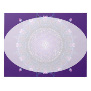 Blume des Lebens - Mandala I Anteckningsblock