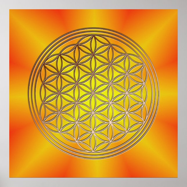 Blume des Lebens Motiv 5 Poster (Framsidan)