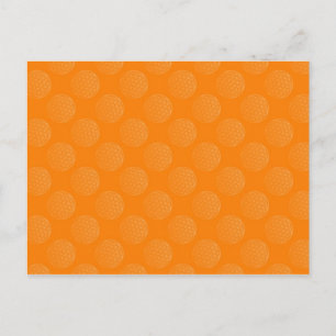 Blume des Lebens - orangen mönster Vykort