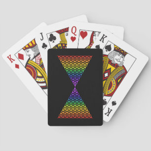 Blume des Lebens - pyramidchakra Casinokort