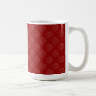 Blume des Lebens - röd mönster Kaffemugg