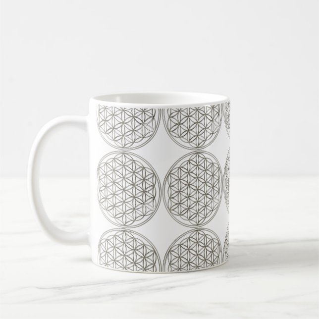 Blume des Lebens - silver Kaffemugg (Vänster)