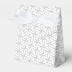 Blume des Lebens - silver mönster Presentaskar