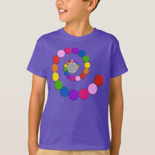 Blume des Lebens - spiral dots Tee