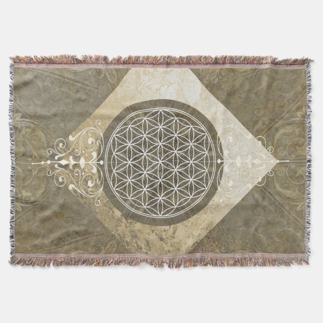 Blume des Lebens - vintage I Mysfilt (Framsidan)