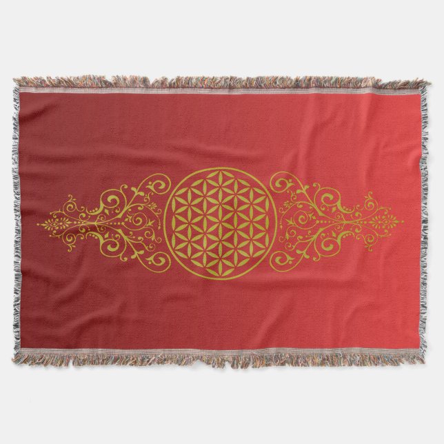 Blume des Lebens - vintage XII Mysfilt (Framsidan)