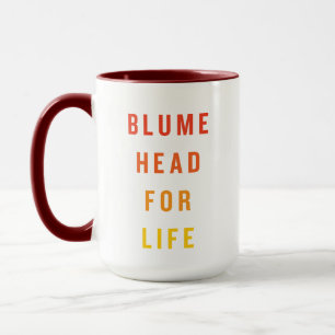 Blume huvud för livmugg mugg
