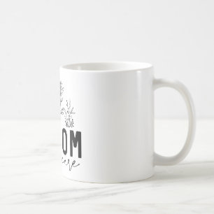 Blume med försiktighet kaffemugg