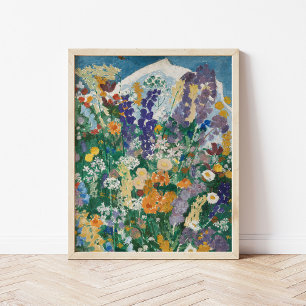 Blumen am Berg August Babberger Poster
