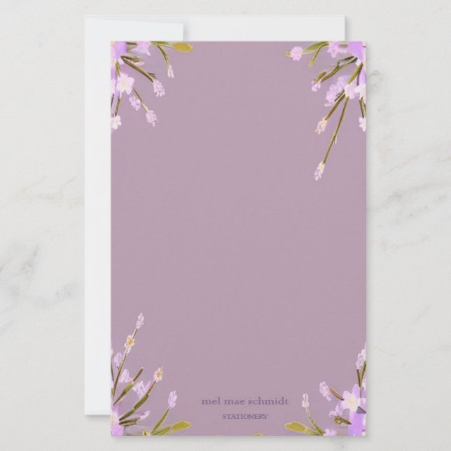 Blumen Mel Mae Schmidt Stationery Brevpapper (Framsida)