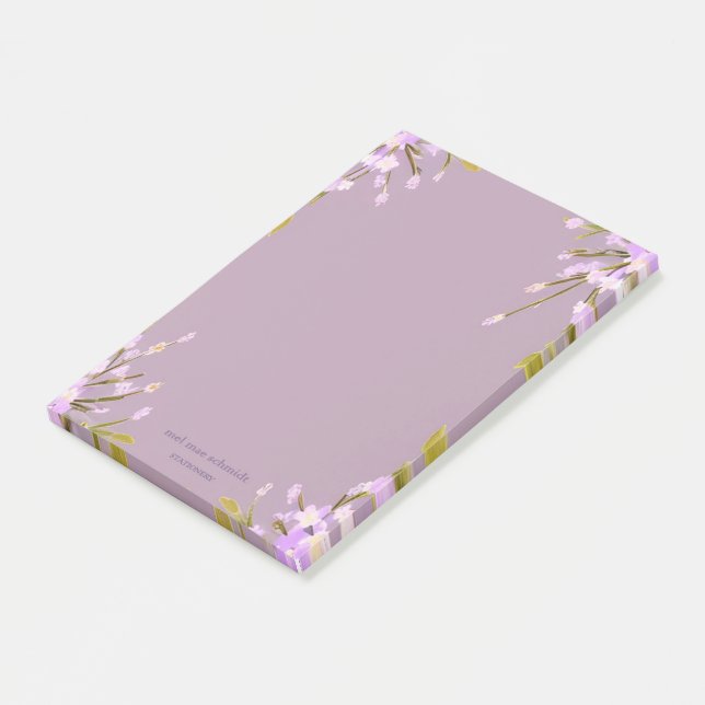 Blumen Mel Mae Schmidt Stationery Post-it Block (Vinklad)