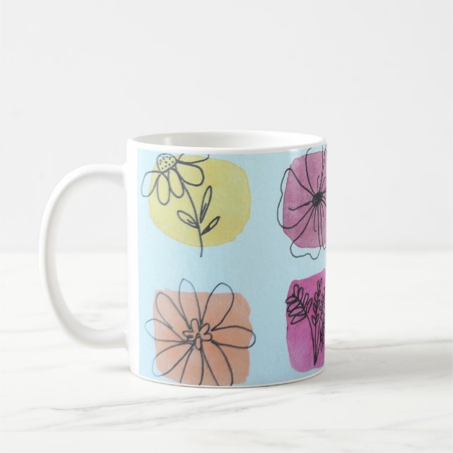 Blumen Palette  Kaffemugg (Vänster)