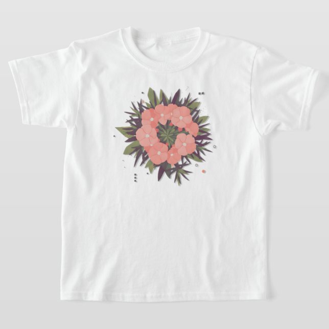 Blumenkranz der Harmonie T Shirt (Laydown)