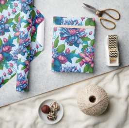 Blumenmuster: Dahlienzauber - Presentpapper