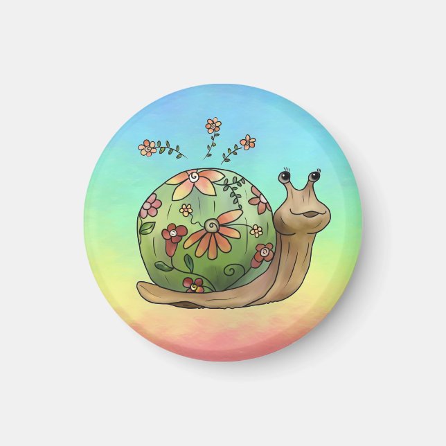 Blumenschnecke Magnet (Framsidan)