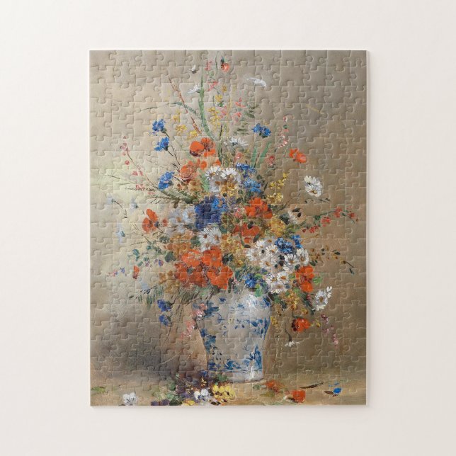 Blumenstillleben | Eugene Petit Pussel (Vertikal)