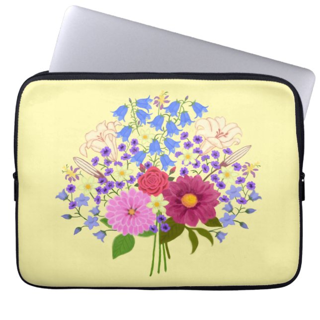 Blumenstrauss Lab-sleeve Laptop Fodral (Framsidan)