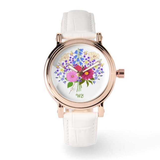 Blumenstrauss Wrisk Watch Armbandsur (Framsida)