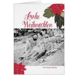Blumenweihnachtsgruß Hälsningskort