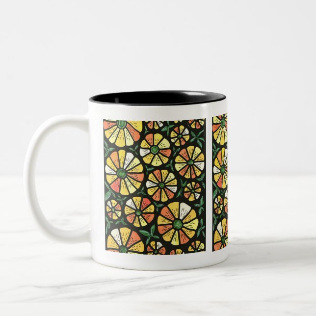 Blumiges Tasse Två-Tonad Mugg (Vänster)
