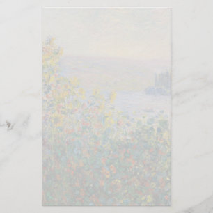 Blunda Beds i Vetheuil av Claude Monet Brevpapper