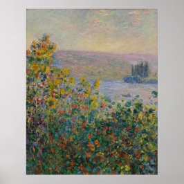 Blunda Beds i Vetheuil av Claude Monet Poster