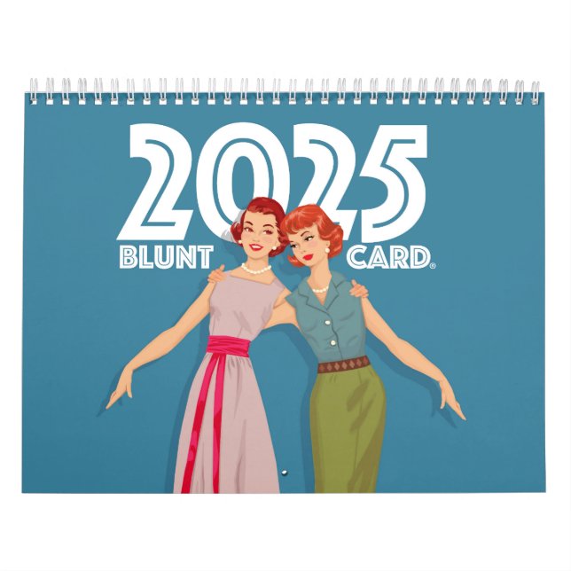 Bluntcard 2025 Calendar Kalender (Omslag)