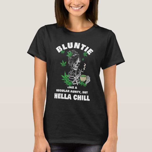 Bluntie Definition Funny Aunty Bluntie T Shirt (Framsida)