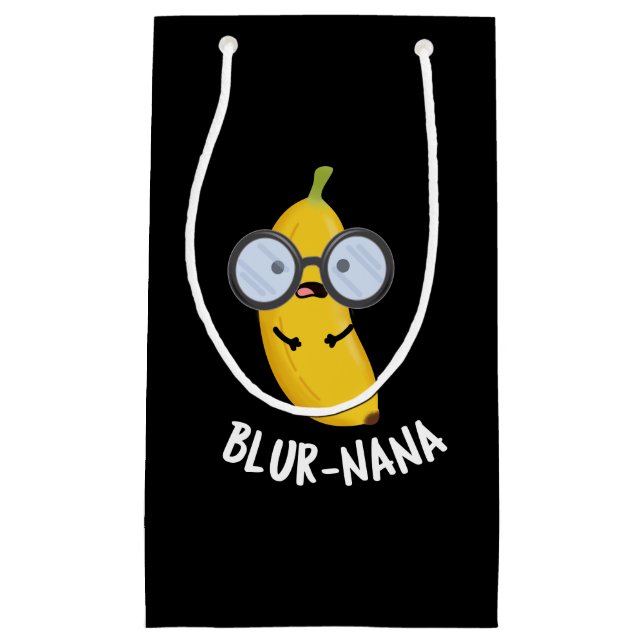 Blur-nana Funny Banana Pun Mörk BG (Framsidan)