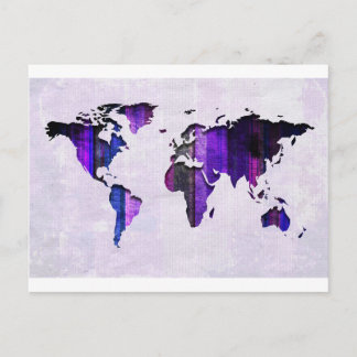 Blurple Rand Karta Vykort