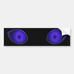 Blurple Väldigt Evil Öga Bildekal
