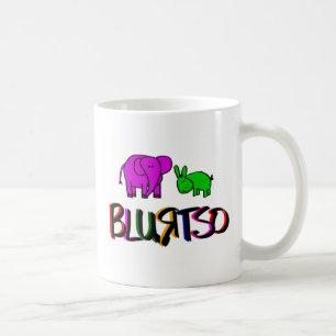 blurtsologotypgrönt och rosor kaffemugg