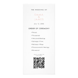 Blush Ampersand Bröllop | Program | QR-kod