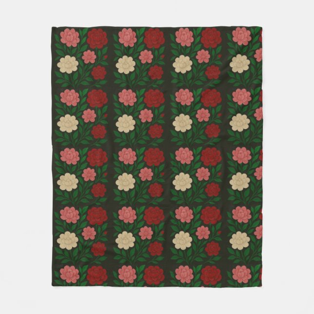 Blush and hot pink blanket  fleecefilt (Framsidan)