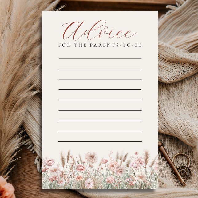 Blush äng råd-kort för föräldrar flygblad (Skapare uppladdad)