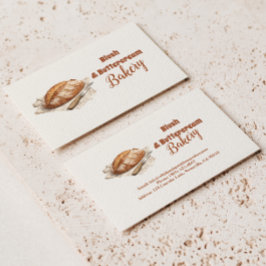 Blush Artisan Bread Bakery Business Visitkort