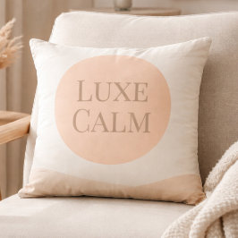 Blush Beige Horizon Throw Pillow Kudde
