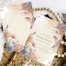Blush Botanisk Födelsedag